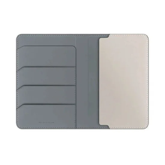Holder Passport With Rfid-Blocking Uniq Belmont - Lichen/Ivory